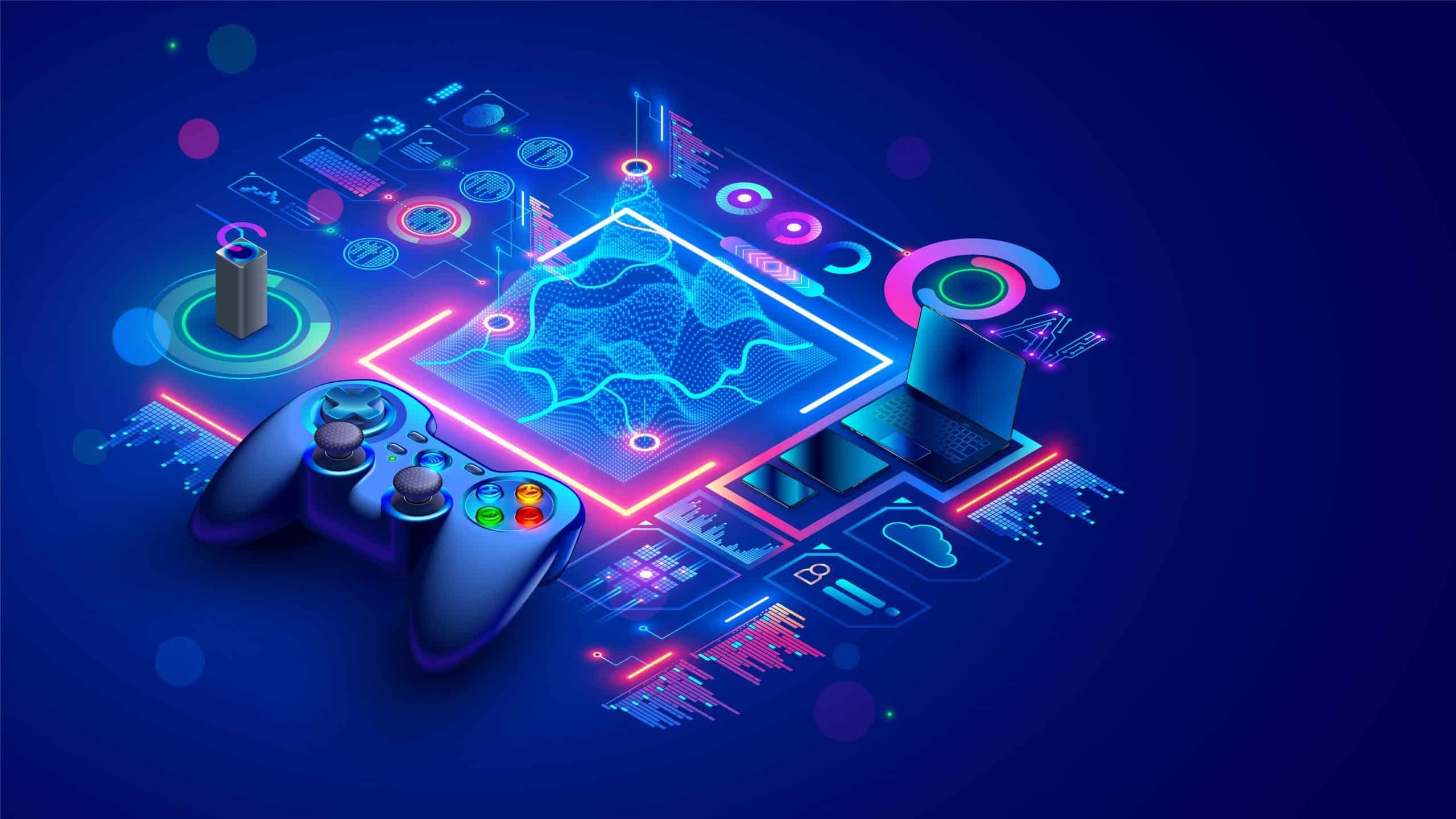 Optimized-Illustration-from-Adobe-Stock-for-ITC-Post-on-AI-in-Game-Development-scaled